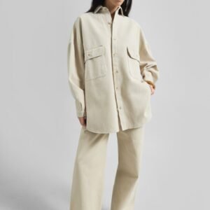 Dallas Denim Overshirt - Sand